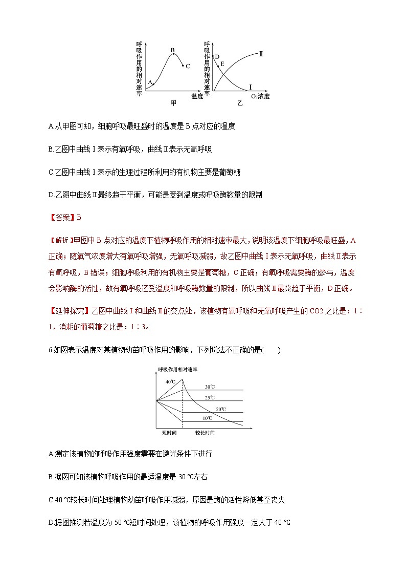 5.3 细胞呼吸的原理和应用 练习（1）03