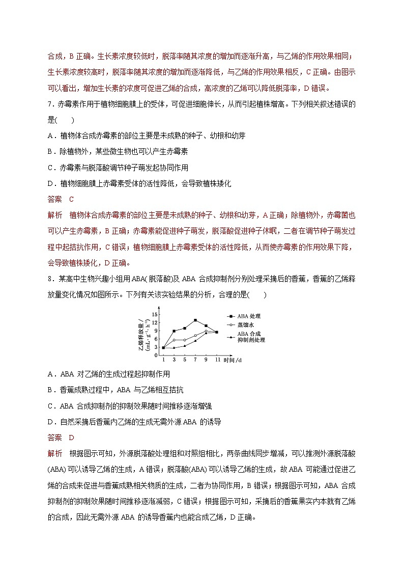 4.2.1精编其他植物激素及激素间的相互作用（精编课件+同步练习）精编高二生物同步备课系列（新苏教版（2019）选择性必修1）03
