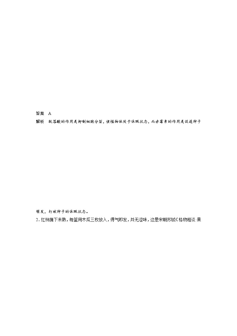 5.2 植物激素调节植物生命活动（第1课时）（精编课件+同步练习）精编高二生物同步备课系列（浙科版2019选择性必修1）03