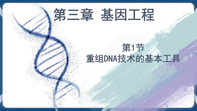 3.1 重组DNA技术的基本工具 (备课件）-【上好课】2021-2022学年高二生物同步备课系列（人教版2019选择性必修3）第1页