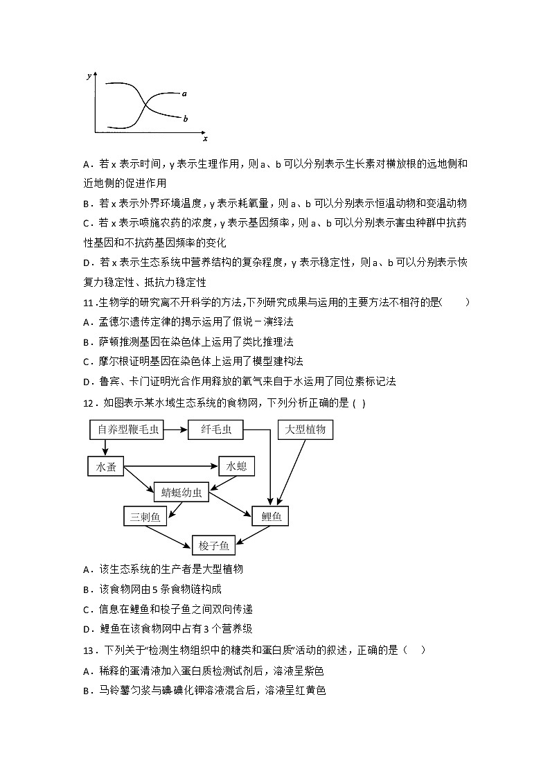 2022-2023学年江苏省常州高级中学高三上学期1月月考试题生物含解析03