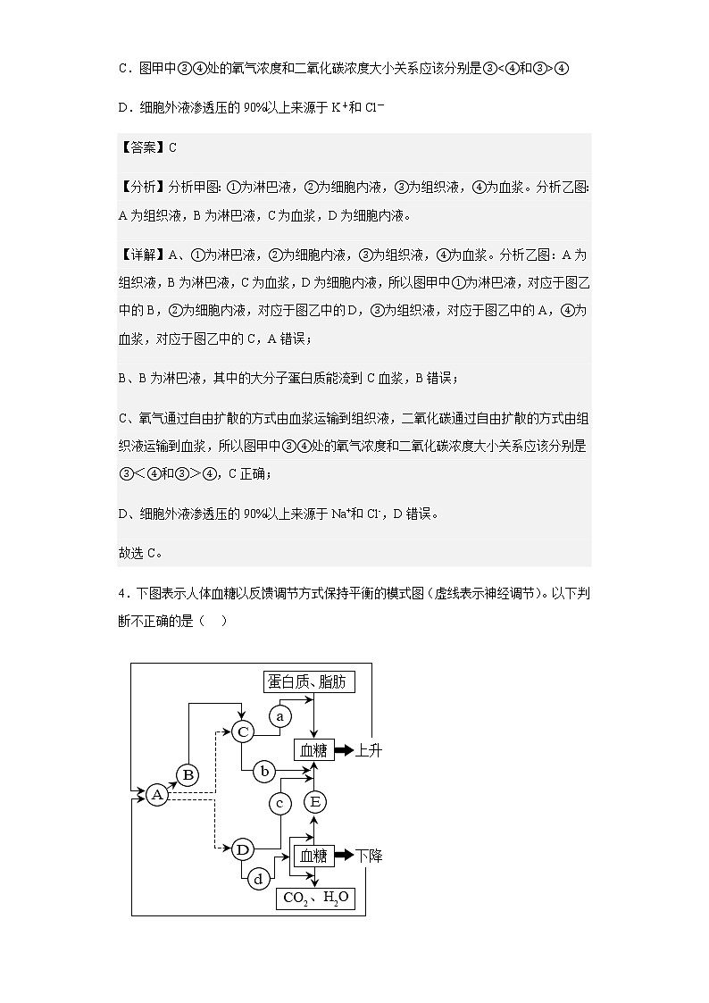 2022-2023学年河北省沧州市任丘市一中高二上学期第一次月考生物试题含解析03