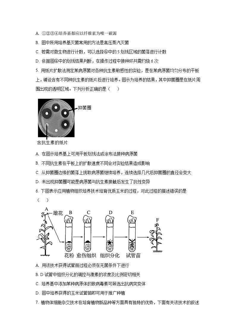 2021-2022学年广东省佛山市顺德区李兆基中学高二下学期期中考试生物试题（Word版）02