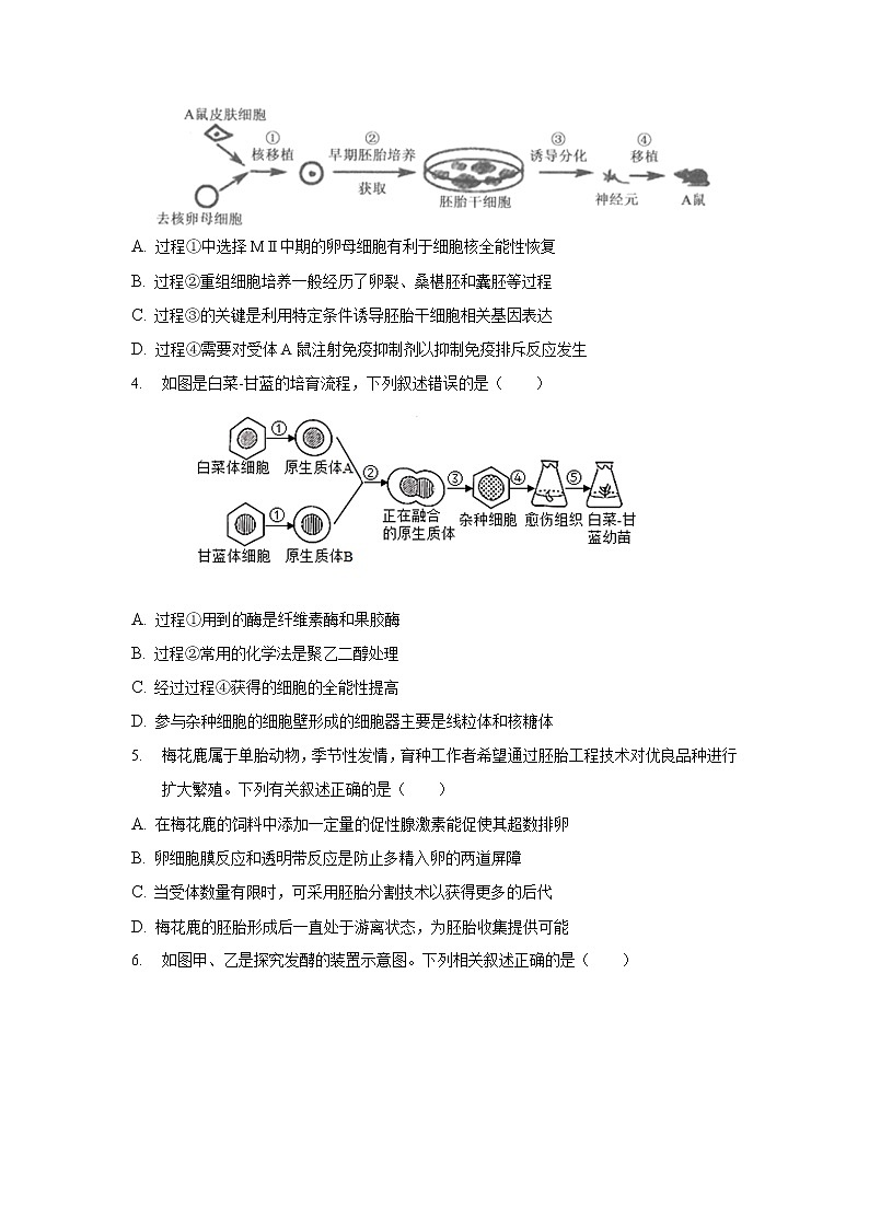2022-2023学年安徽省桐城中学高二上学期月考（7）生物试题（解析版）第2页
