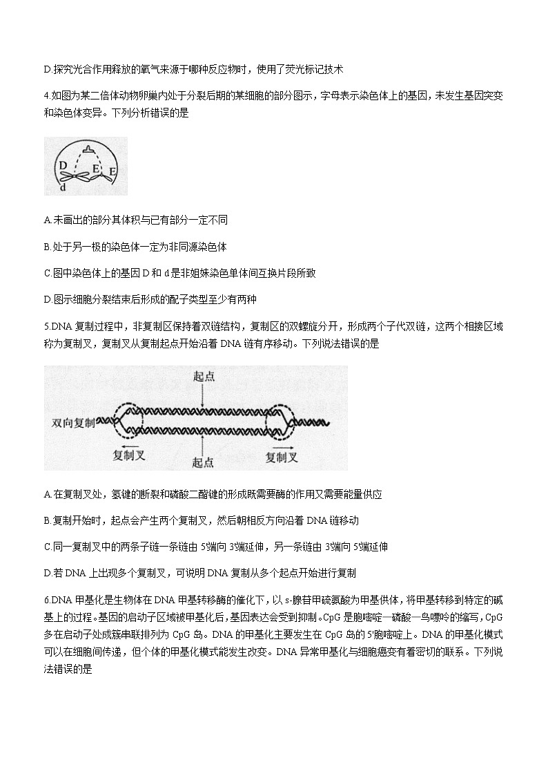 2022-2023学年辽宁省实验中学名校联盟高三上学期1月高考模拟调研卷（二）生物（解析版）第2页