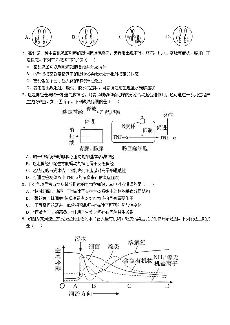 2023届广东省六校高三上学期12月第三次联考生物试卷第2页