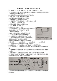 2023信阳高级中学高二上期1月月考生物试题含答案