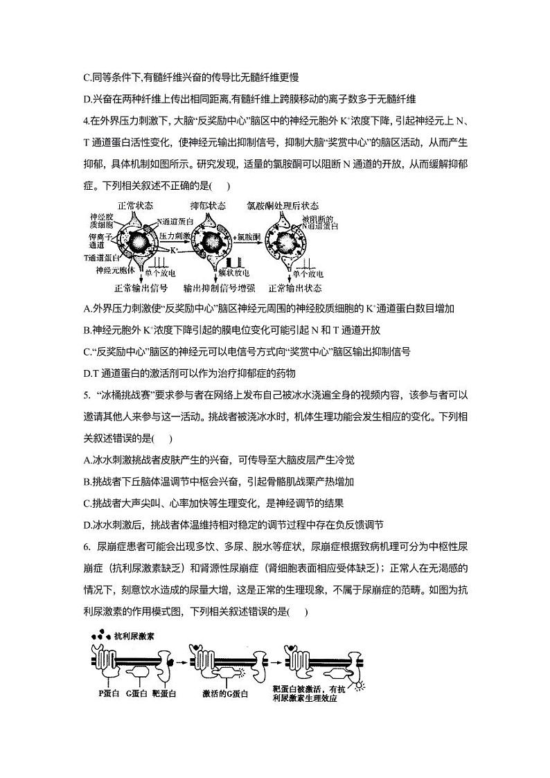 2023临沂一中高二上学期期末考试生物试题pdf版无答案02