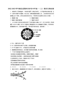 2022-2023学年湖北省荆州市沙市中学高一（上）期末生物试卷（含答案解析）