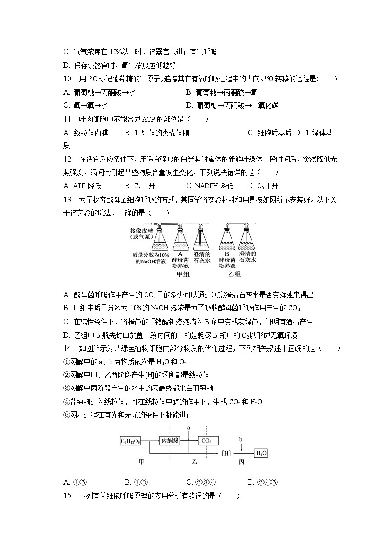 2022-2023学年天津市耀华中学高一（上）期末生物试卷（含答案解析）第3页
