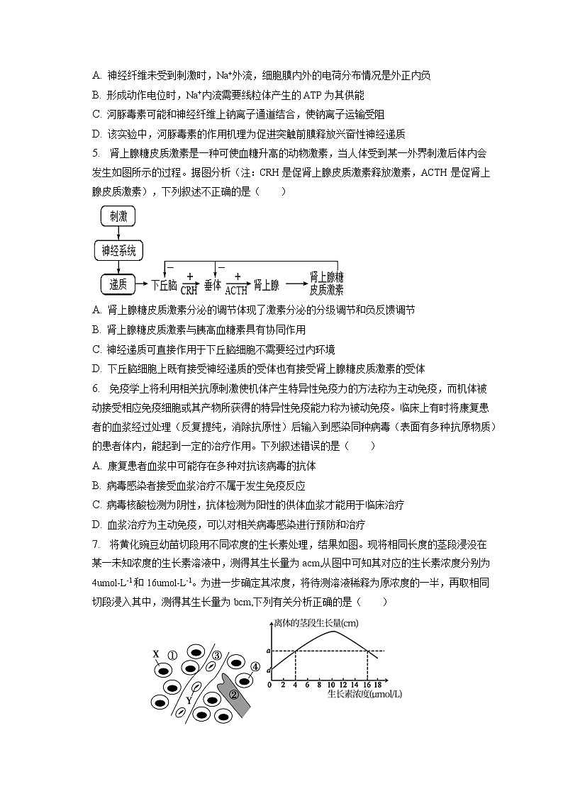2022-2023学年天津市宁河区芦台一中高二（上）期末生物试卷(含答案解析)02