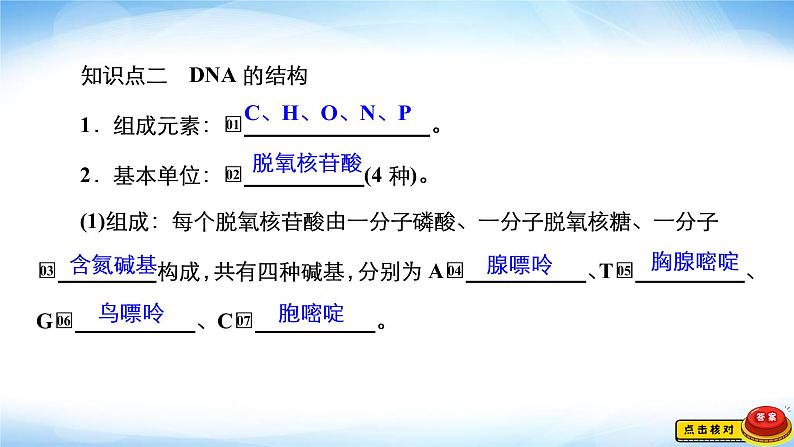 人教版高中生物必修二DNA的结构课件107