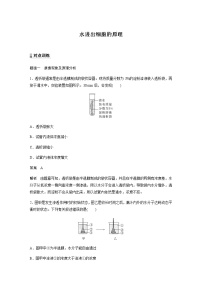 人教版 (2019)必修1《分子与细胞》第1节 被动运输巩固练习