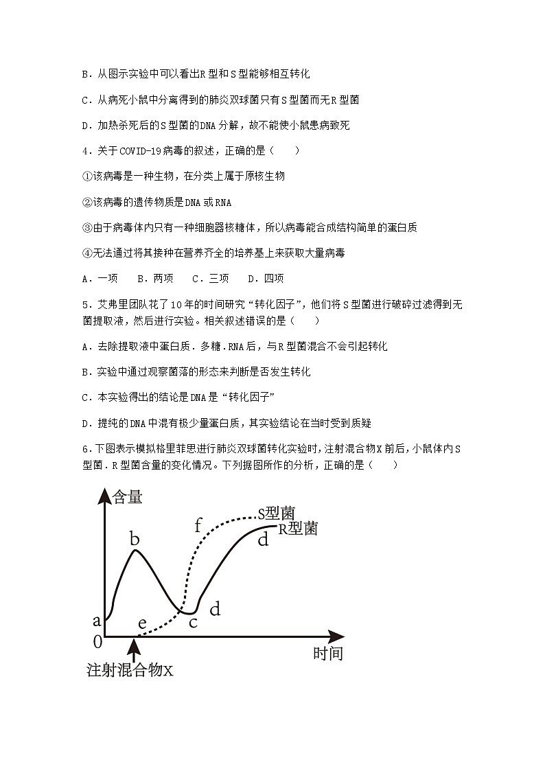 沪教版高中生物必修2第三节DNA分子的复制优选作业含答案2第2页