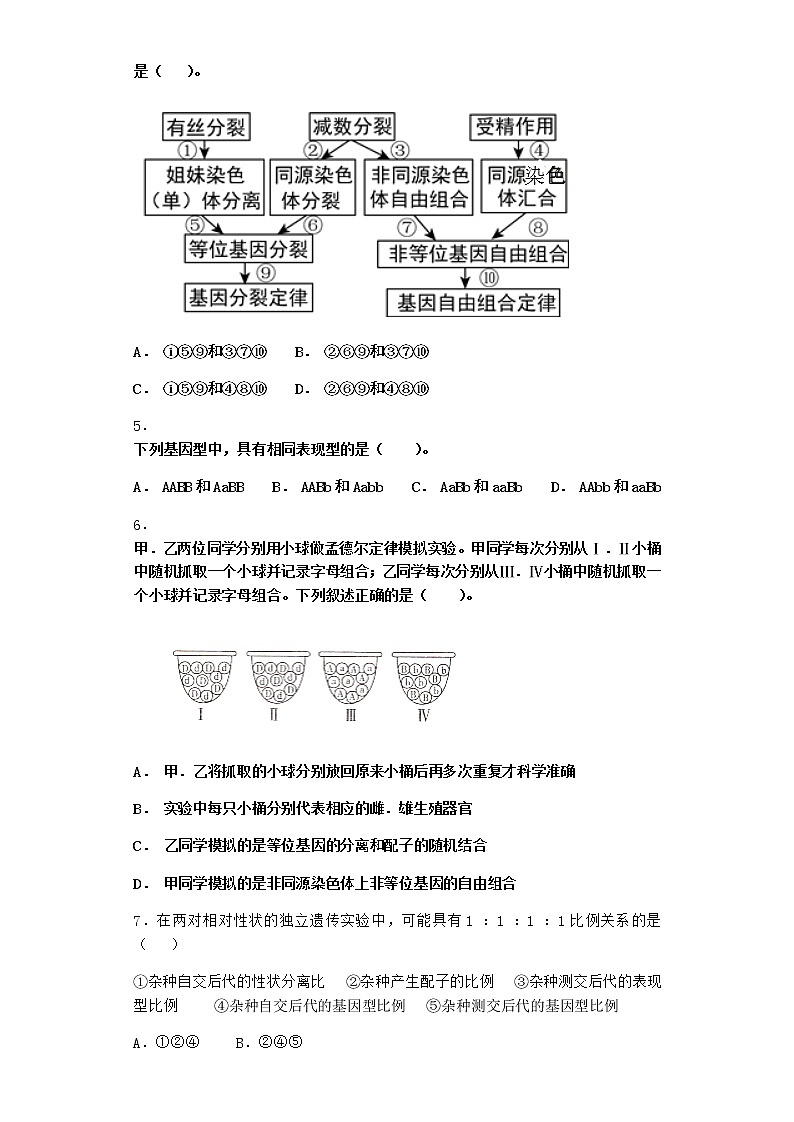 沪教版高中生物必修2第五节基因的自由组合定律在实践中的应用课堂作业含答案2第2页