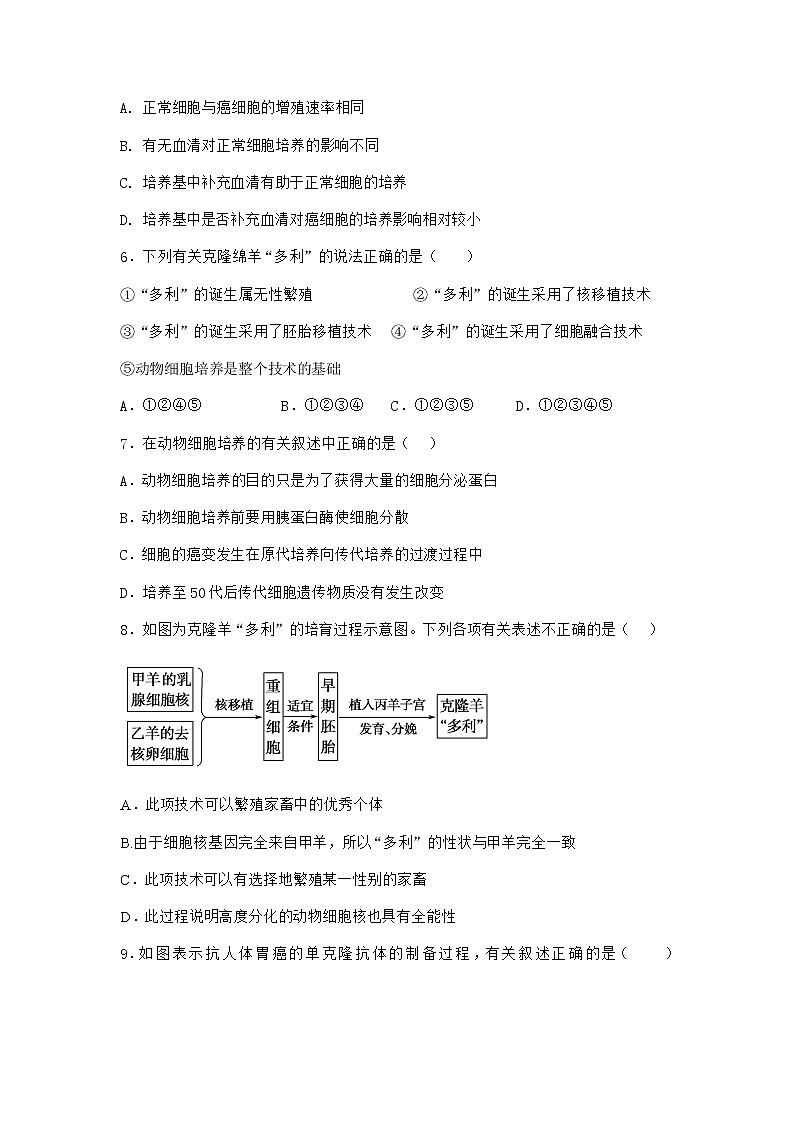 沪教版高中生物选择性必修3三植物细胞工程的应用提高了生产效率优选作业含答案2第2页