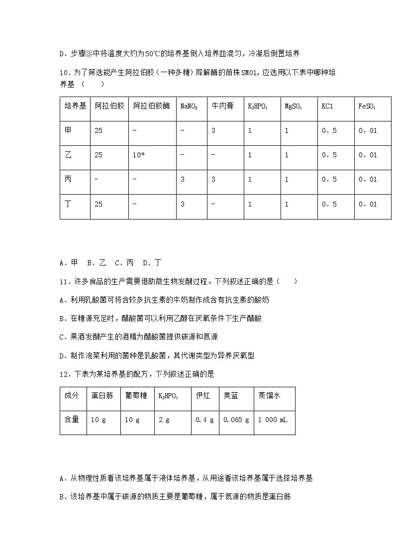 沪教版高中生物选择性必修3间接计数法同步作业含答案5第3页