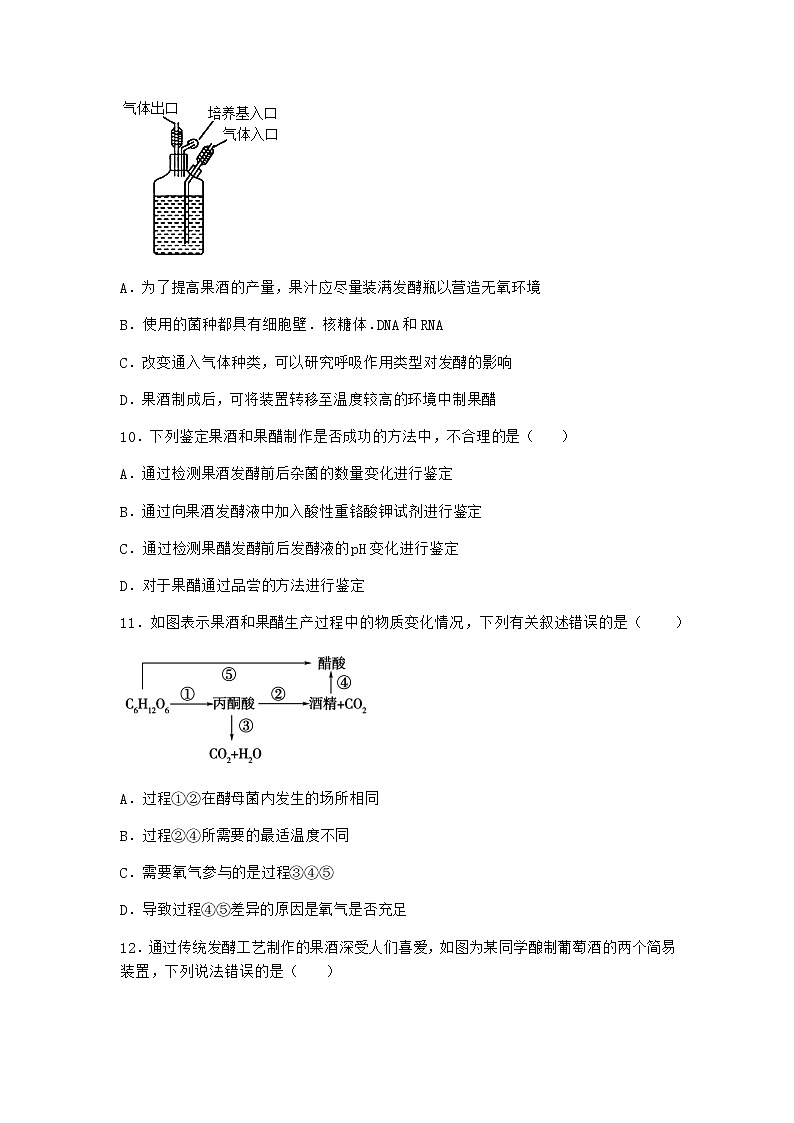 沪教版高中生物选择性必修3防止杂菌污染的技术同步作业含答案2第3页
