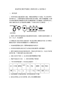 北师大版 (2019)选择性必修3 生物技术与工程第四节 基因工程的应用测试题