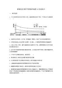 生物选择性必修2 生物与环境第四节 群落的演替随堂练习题