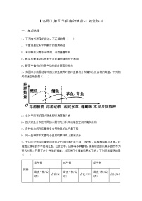 生物选择性必修2 生物与环境第2章 种群与群落第四节 群落的演替精练