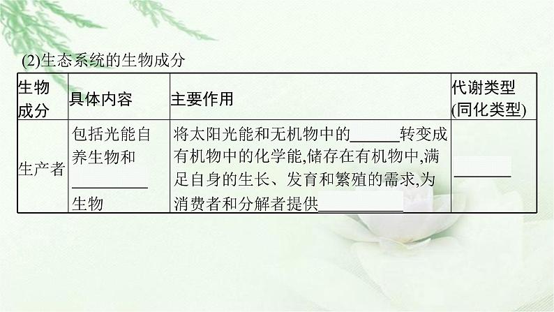 北师大版高中生物选择性必修二生态系统的结构课件07