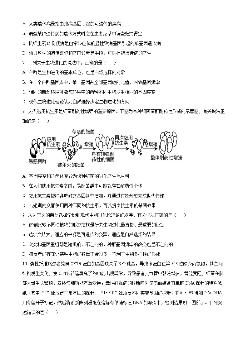 重庆市十一中2022-2023学年高二上学期期末生物试题无答案第3页
