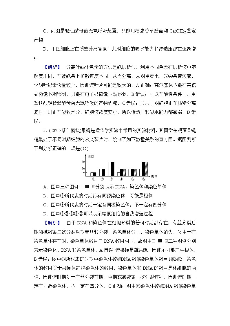 2023届高考生物二轮复习选择专题练4含答案第3页