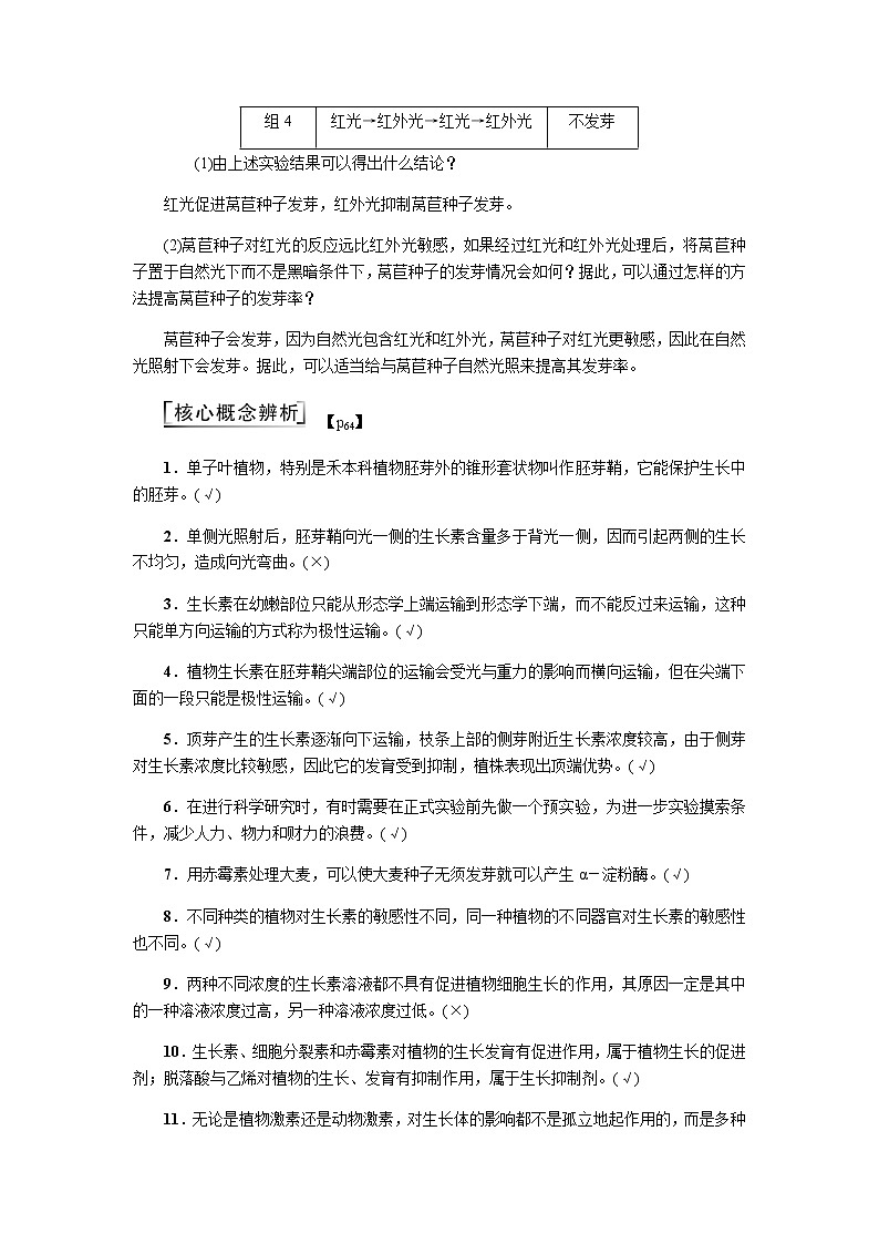 2023届高考生物二轮复习植物的激素调节学案含答案第3页