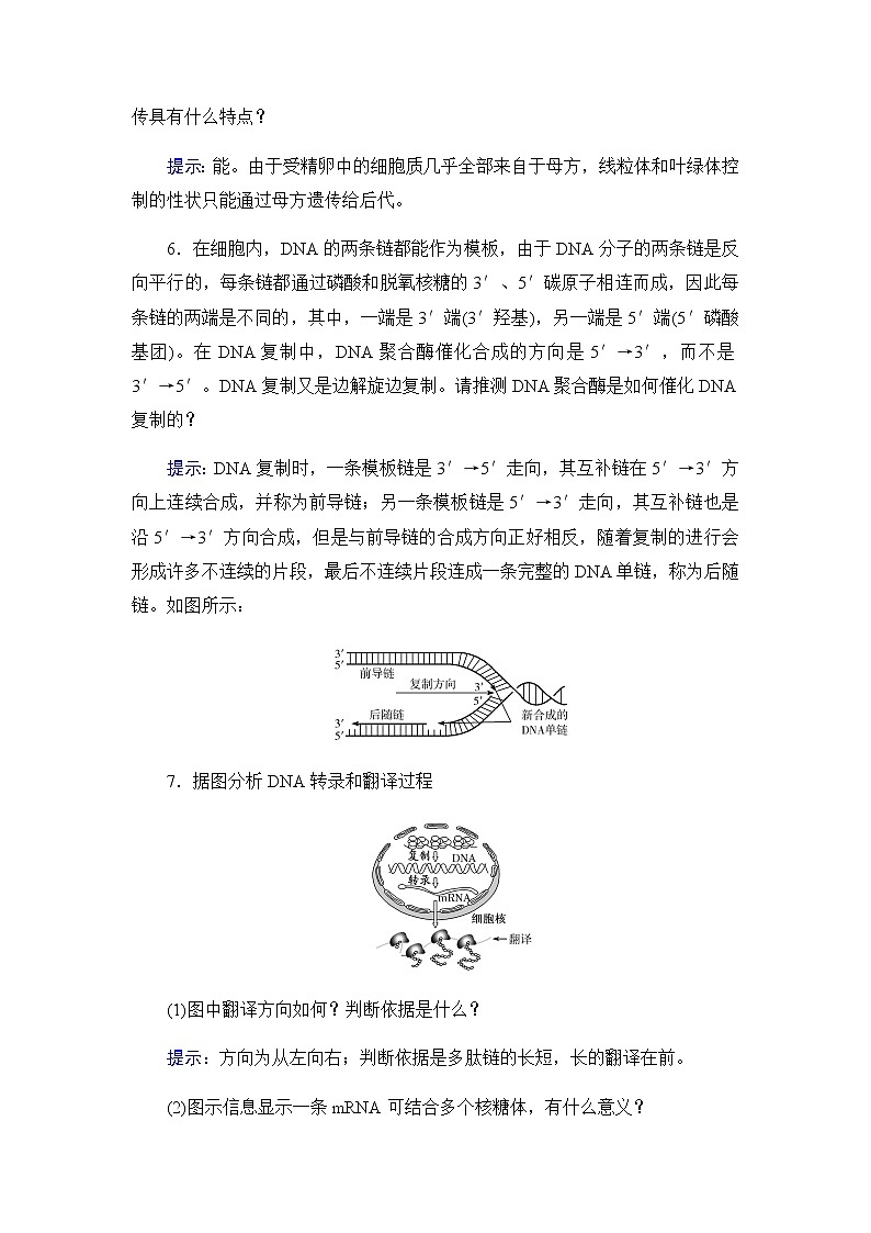 2023届高考生物二轮复习DNA是主要的遗传物质学案含答案第3页