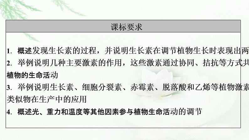 2023届高考生物二轮复习植物激素调节课件04