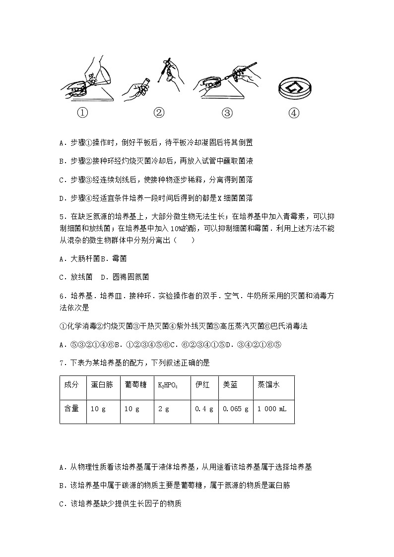 北师大版高中生物选择性必修3第五节发酵工程的应用课时作业含答案302