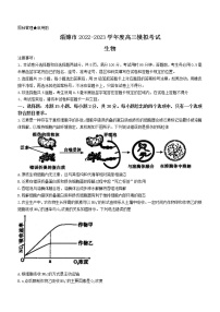 2023届山东省淄博市高三高考一模生物试题及答案