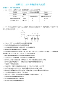 必刷03 ATP和酶及相关实验（共22题）-【百题大过关】2023年高考生物总复习高频考点+常考题型必刷题