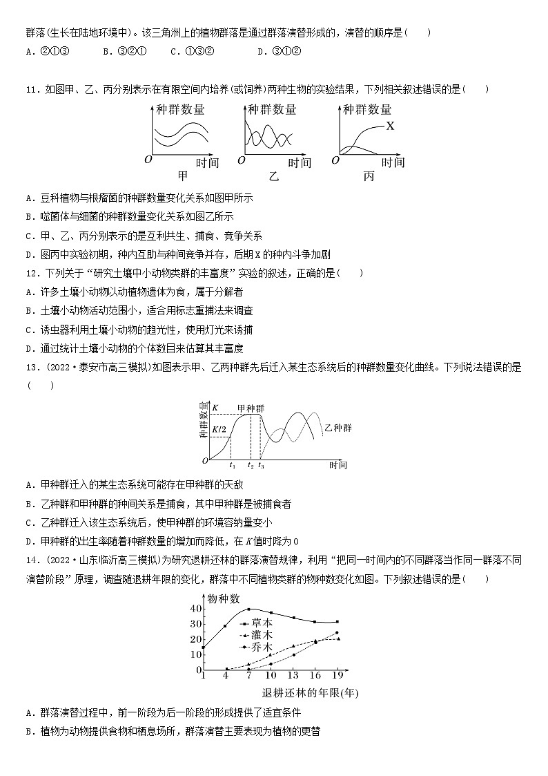 必刷06 生物与环境(共29题)-【百题大过关】2023年高考生物总复习高频考点+常考题型必刷题03