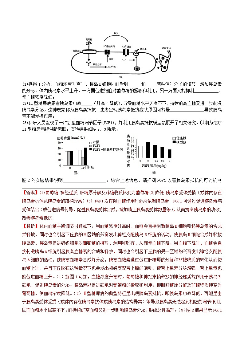必刷16 人体常见的病因分析和治疗（共11题）-【百题大过关】2023年高考生物总复习高频考点+常考题型必刷题（解析版）第3页