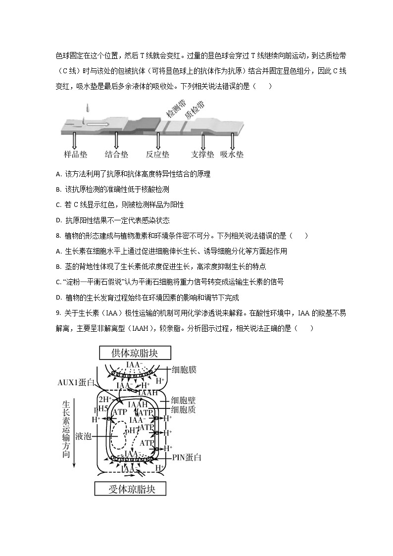 2023潍坊高二上学期期末考试生物试题含答案03