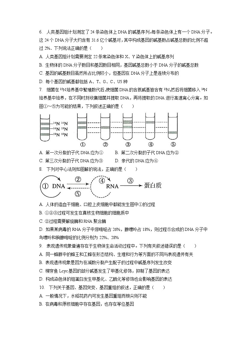 2021-2022学年辽宁省六校联考高一（下）第三次月考生物试卷（含答案解析）第2页