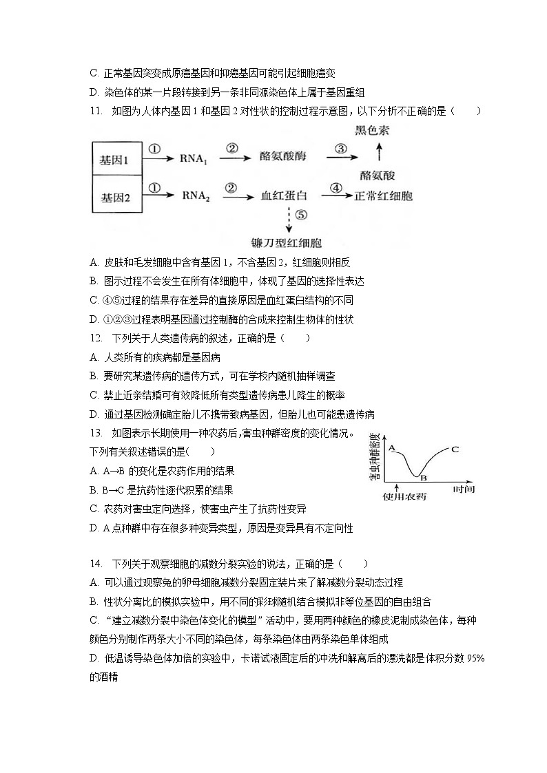 2021-2022学年辽宁省六校联考高一（下）第三次月考生物试卷（含答案解析）第3页