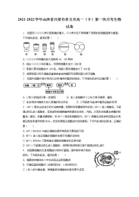 2021-2022学年山西省吕梁市孝义市高一（下）第一次月考生物试卷（含答案解析）