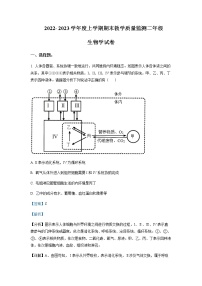 2022-2023学年辽宁省营口市高二上学期期末教学质量监测生物试题含解析