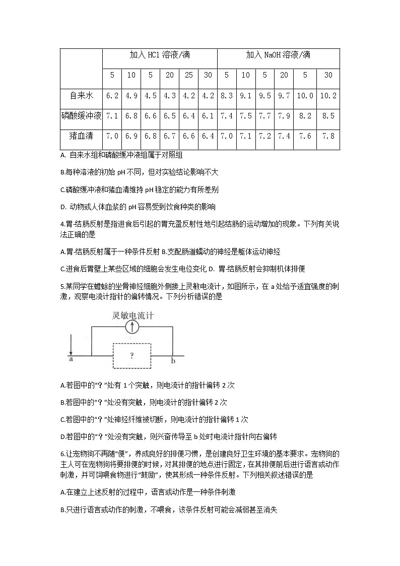 2022-2023学年江西省名校联盟高二上学期期中联考生物试题含答案02