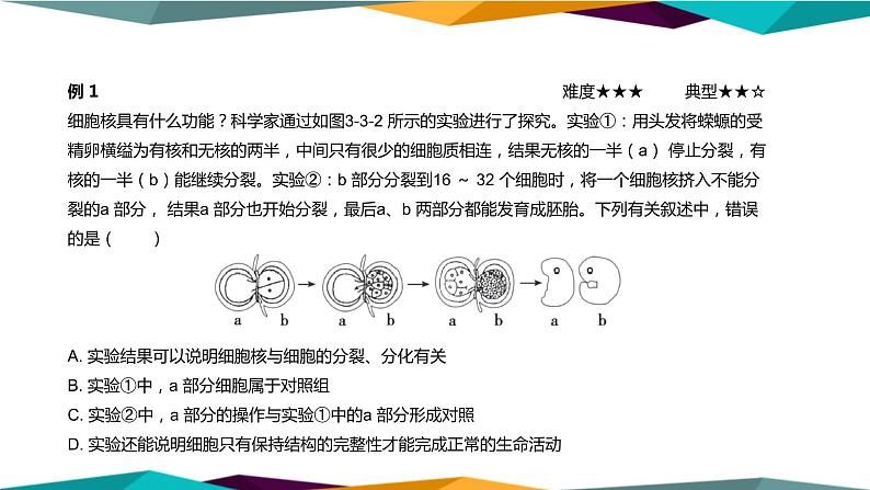 3.3《细胞核的结构和功能》课件PPT+同步练习（含答案）08