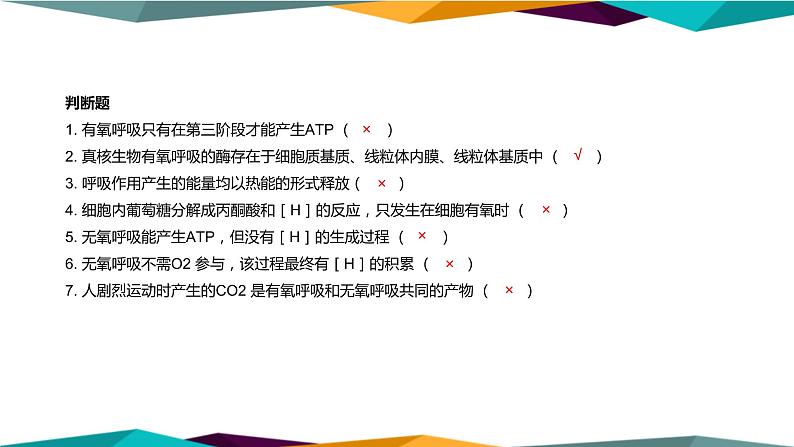 配套新教材高中生物学RJ必修1-5.3《细胞呼吸的原理和应用》课件PPT第6页