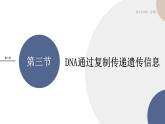 第三章- 第三节 DNA通过复制传递遗传信息（课件PPT）