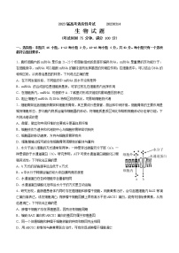 2023厦门双十中学高三下学期3月二模试题生物含答案