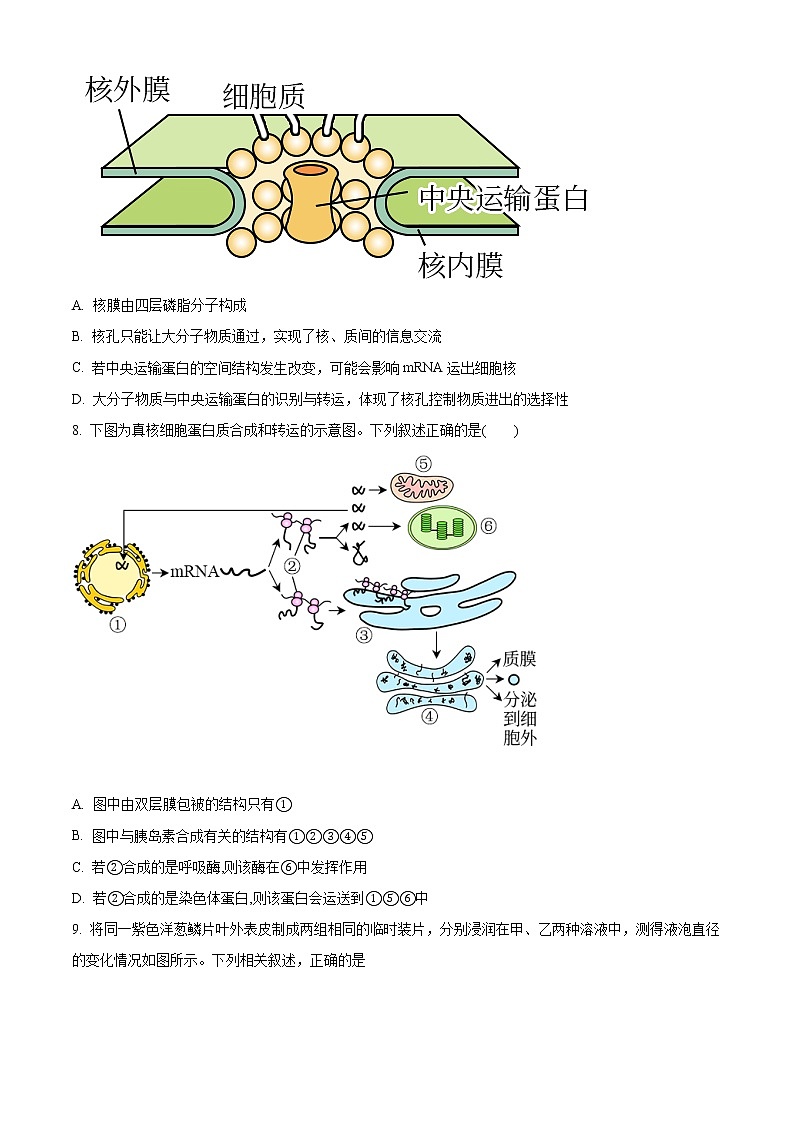 内蒙古自治区阿拉善盟一中2021-2022学年高二下学期期末生物试题无答案第3页