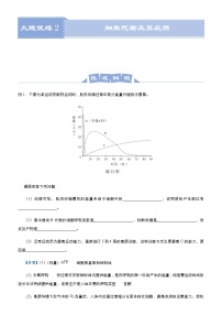 高中生物高考 2021届高三大题优练2 细胞代谢及其应用 教师版