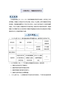 高中生物高考 2021届小题必练2  细胞的结构和功能 学生版