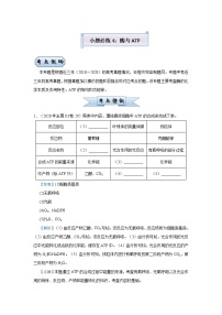 高中生物高考 2021届小题必练4  酶与ATP 教师版